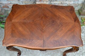 Rozťahovací stôl z orechového dreva - 6