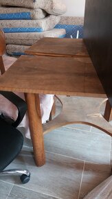 drevený rozkladací stôl - 6