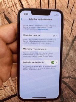 iPhone 13 mini 256 black batéria 86% originál top stav - 6