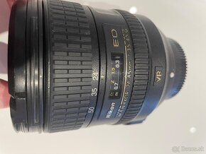 Nikon 24-85mm f/3,5-4,5G ED VR Prodám objektiv ve velice pě - 6