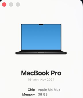 Predam 16"MacBook Pro M4 Max (14CPU, 32GPU, 36GB, 1TB) - 6