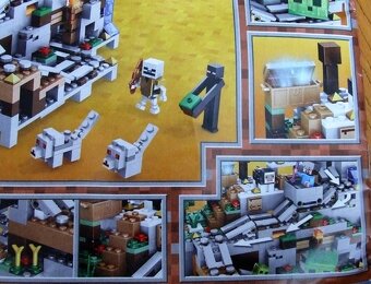 MINECRAFT-Horska Jaskyna 1000 ks stavebnica - 6