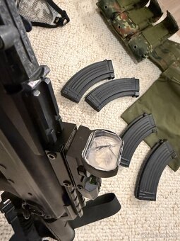 CYMA AK-74C (AK-47) Tactical (CM.039C) + Taška + 5x Zásobník - 6