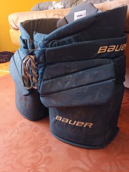Brankárske nohavice Bauer PRO, sr. XL, (custom, zakázkové) - 6