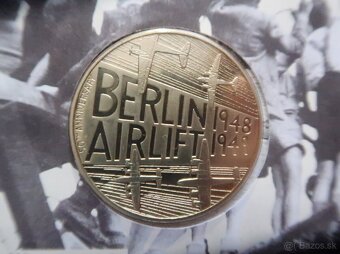1999 Berlin Airlift 50th Anniversary WWII Medal Cover - 6