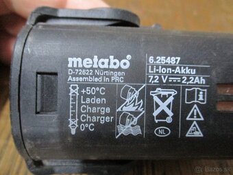 METABO 7,2v - 6
