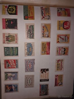 Staré zápalkové krabičky v albume - 6