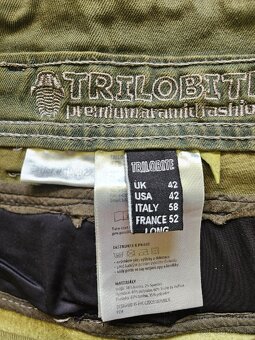 Kevlarové rifle Trilobite Slim Fit Long Dark Khaki - 6