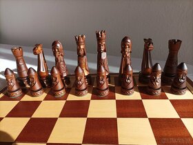 Predám novú drevenú šachovú súpravu - 6