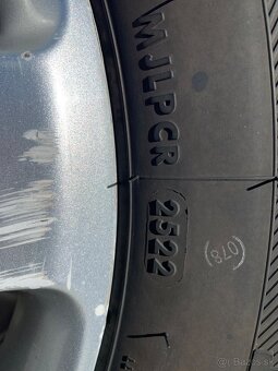 Hlinikove kolesa VW 5x130  + zimné pneu 235/65 R17 - 6