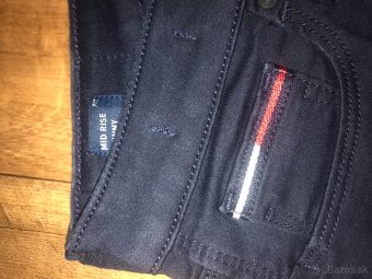 NOVÉ z visackami TOMMY HILFIGER originál damske nohavice S - 6