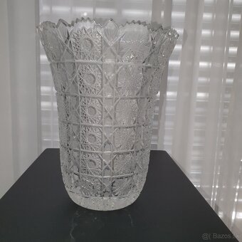 Krištalova brusena vaza - 6