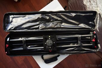 Karbónový slider - koľajnice s osou (pan) 80cm - 6