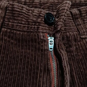 Carhartt hnedé menčestrové nohavice workwear W30 L27 - 6