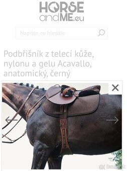 Podbrušník Acavallo čierny 140cm - 6
