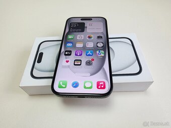 APPLE IPHONE 15 128GB BLACK,ZDRAVIE BATERKY 92% - 6
