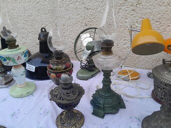 Historická petrolejová,elektrická,retro vetilátor. - 6