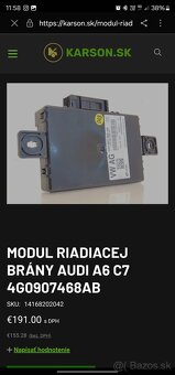 Modul riadiacej brány Audi A6 C7 – 4G0 907 468 AB - 6