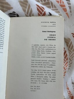 Komu zvonia do hrobu - Ernest Hemingway r.1963 - 6