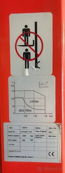Paletový vozík / Stohovací Vozík / ručný vysokozdvižný - 6
