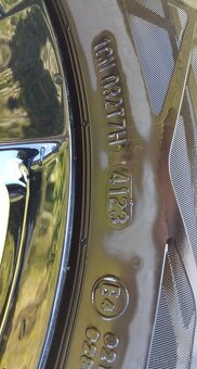 Predám kompletné kolesa Borbet F a pneu Continental - 6