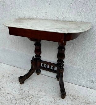 Altdeutschový konzolový stolík - 6