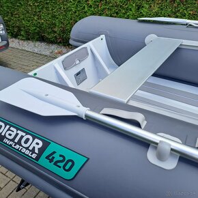 Nafukovací čln Gladiator Rib 420 AL-A sivý - 6