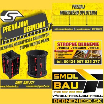 Prenajom predaj stropneho debnenia stlpov - 6