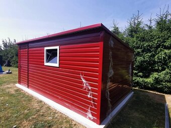 ZÁHRADNÝ DOMČEK 5×3 m | RAL3011 ČERVENÝ - 6