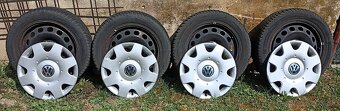 Plechové disky 16" ET50 s pneumatikami - 6