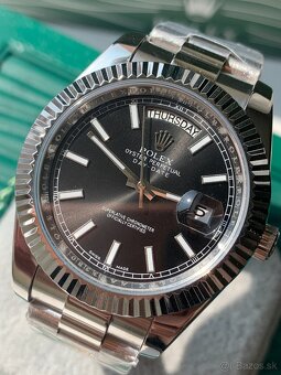 Rolex Day-date Platinum, Čierne, Nové, 40mm - 6