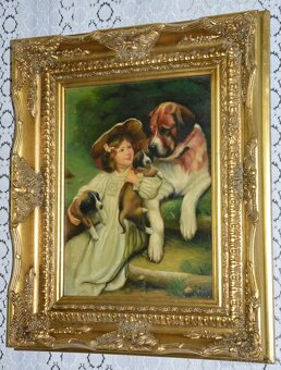 Obrazy - olej na desce - 6