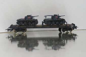 nemecky vojensky vlak  H0 - 6