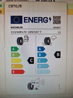 MICHELIN AGILIS+ 215/60 R17C DOT-1223 - 6