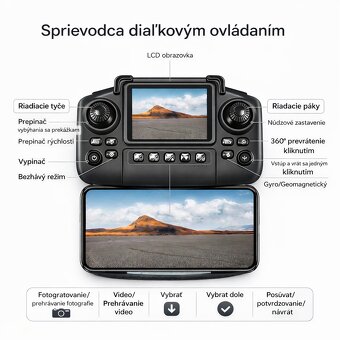 MINI Dron SKYPRO + 3 batérie - 6