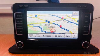 Rádio RNS 510 - VW / Škoda - RNS510 - DAB, LED, SSD - 6