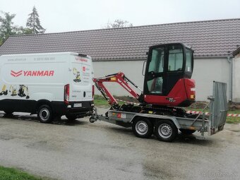 Pásové rypadlo Yanmar SV15VT RV2024 minibager (1,7ton) - 6