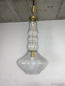 Veľká masívna dizajnová lampa LR Drahoňovský /Jablonec n. N - 6