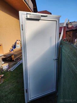 Predám hliníkové dvere šírka 90cm - 6