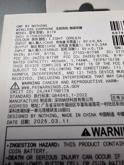 Bezdrôtové CMF Nothing Buds 2 slúchadlá nové - 6