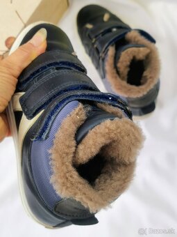 Bisgaard - zimné tenisky s pravou kožušinou veľkosť 32 - 6