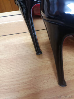 Čierne lakované lodičky veľ. 37 - 6