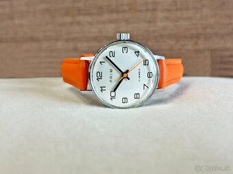 Československé Retro Vintage hodinky PRIM Oranžové - 6