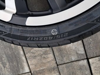 Hlinikove disky R17 Brock + čisto nove letne pneu 215/40 R17 - 6