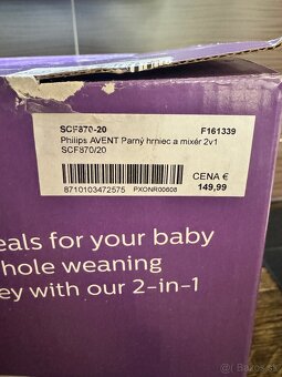 Philips Avent 2v1 parný hrniec a mixér - 6