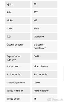 Čisto nová sedačka do tvaru U - 6