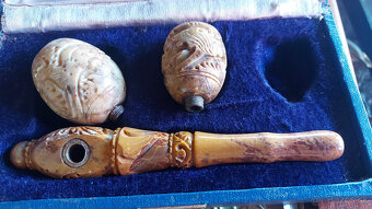 Predám starožitnú Pipu polodrahokam - 6