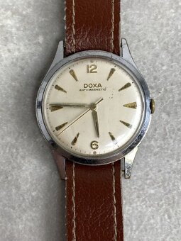 Vintage mechanické hodinky Doxa Swiss - 6