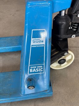 POUŽÍVANÝ RUČNÝ PALETOVÝ VOZÍK GÜDE GHW 2000 BASIC - 6