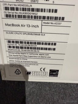 MacBook air 13” 256GB ako NOVÝ - 6